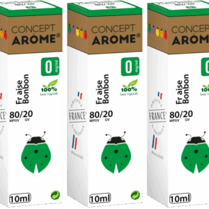 10ML FRAISE BONBON 0MG