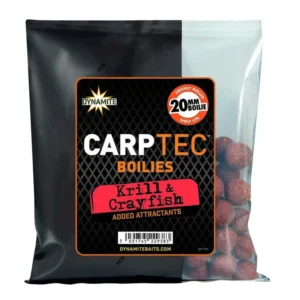 Bouillettes Dynamite Baits Carptec Krill et Crayfish Boilies  300G
